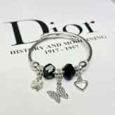 دستبند پاندورا گل بابونه استیل ضد حساسیت